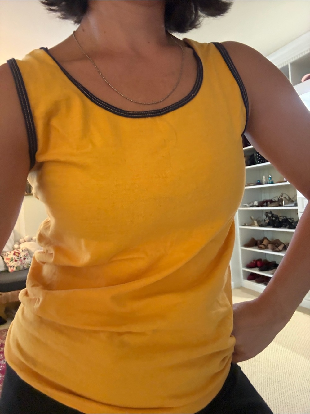 Vintage Balfour athletic ringer tank